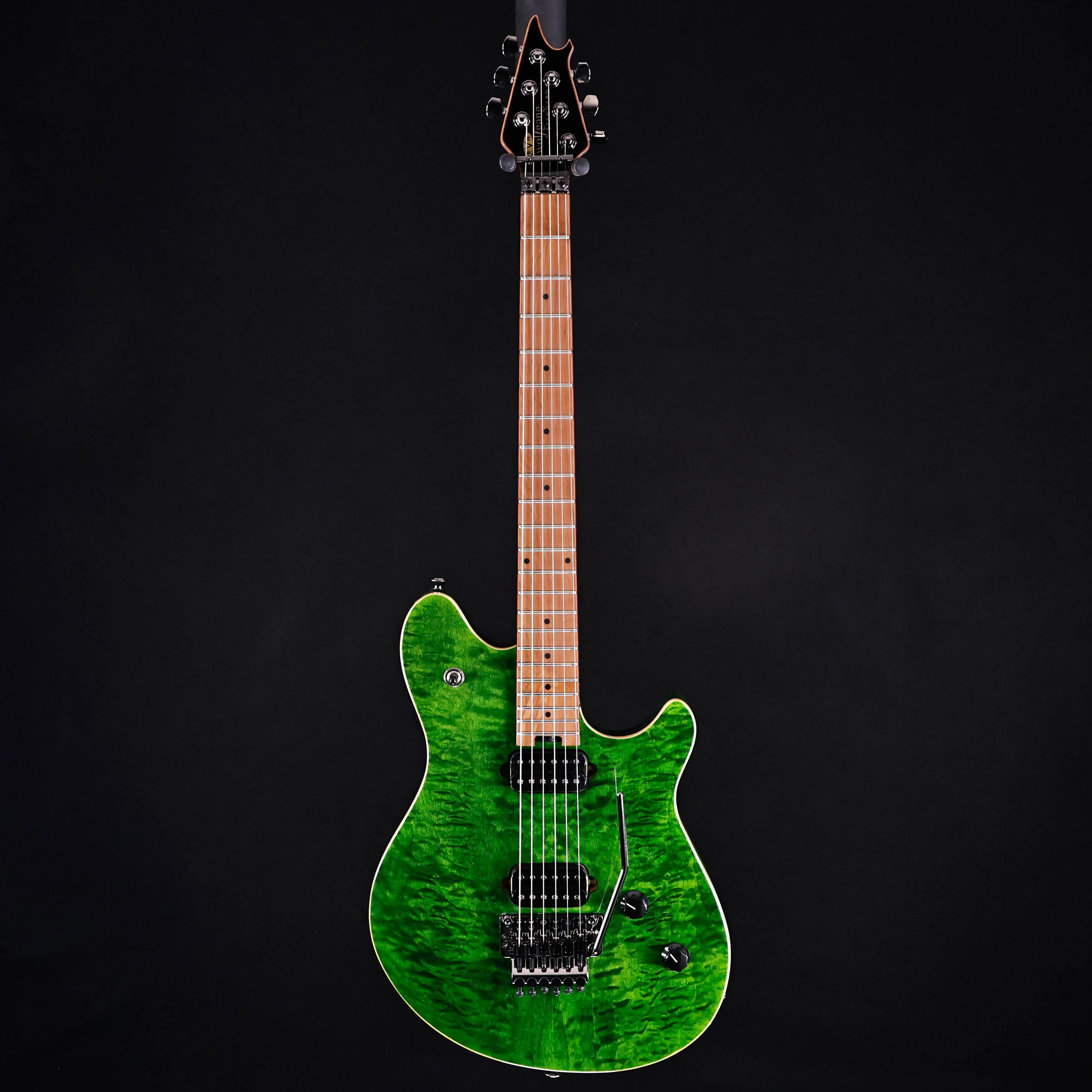 EVH Wolfgang Standard QM Electric, Transparent Green 7lbs 1.2oz