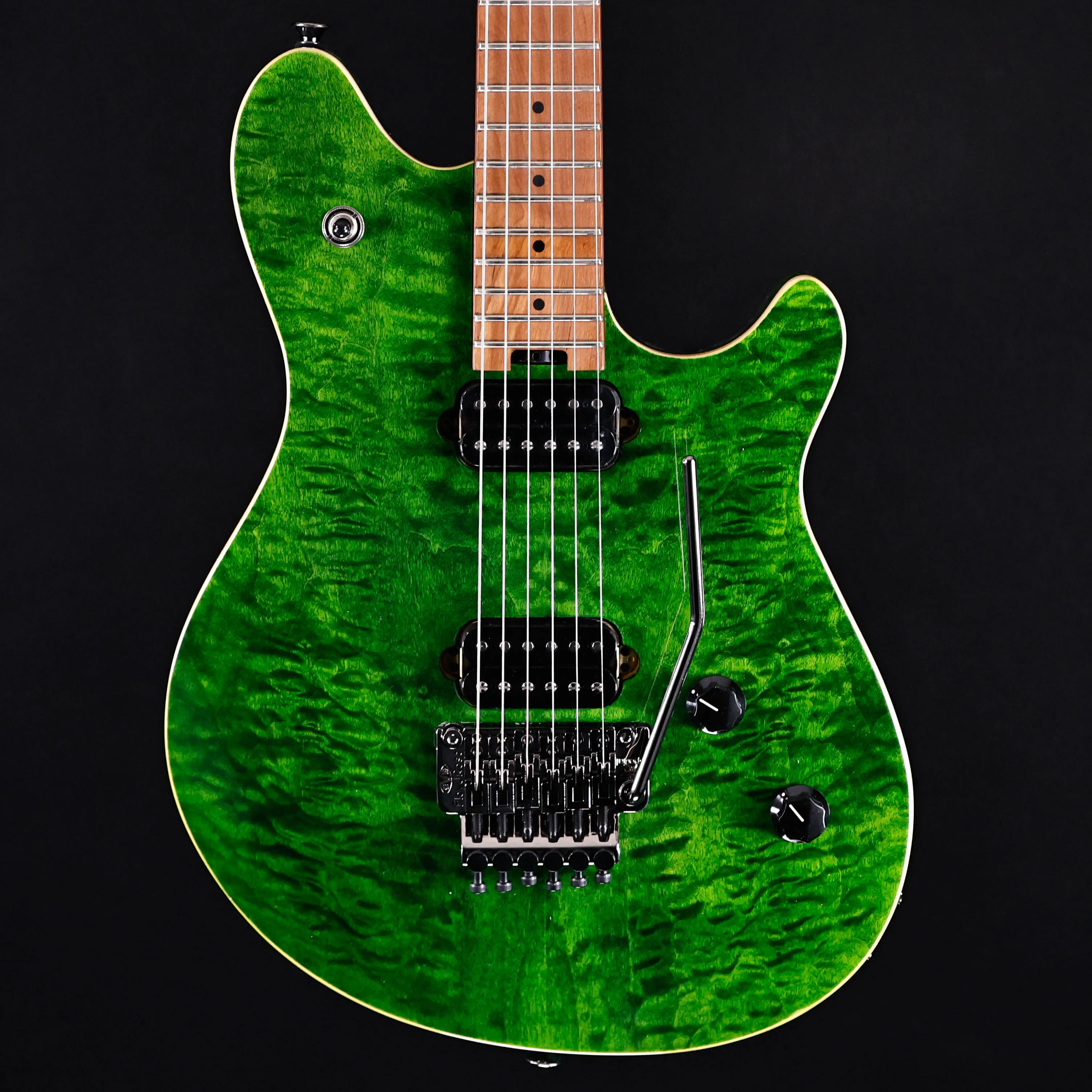 EVH Wolfgang Standard QM Electric, Transparent Green 7lbs 1.2oz