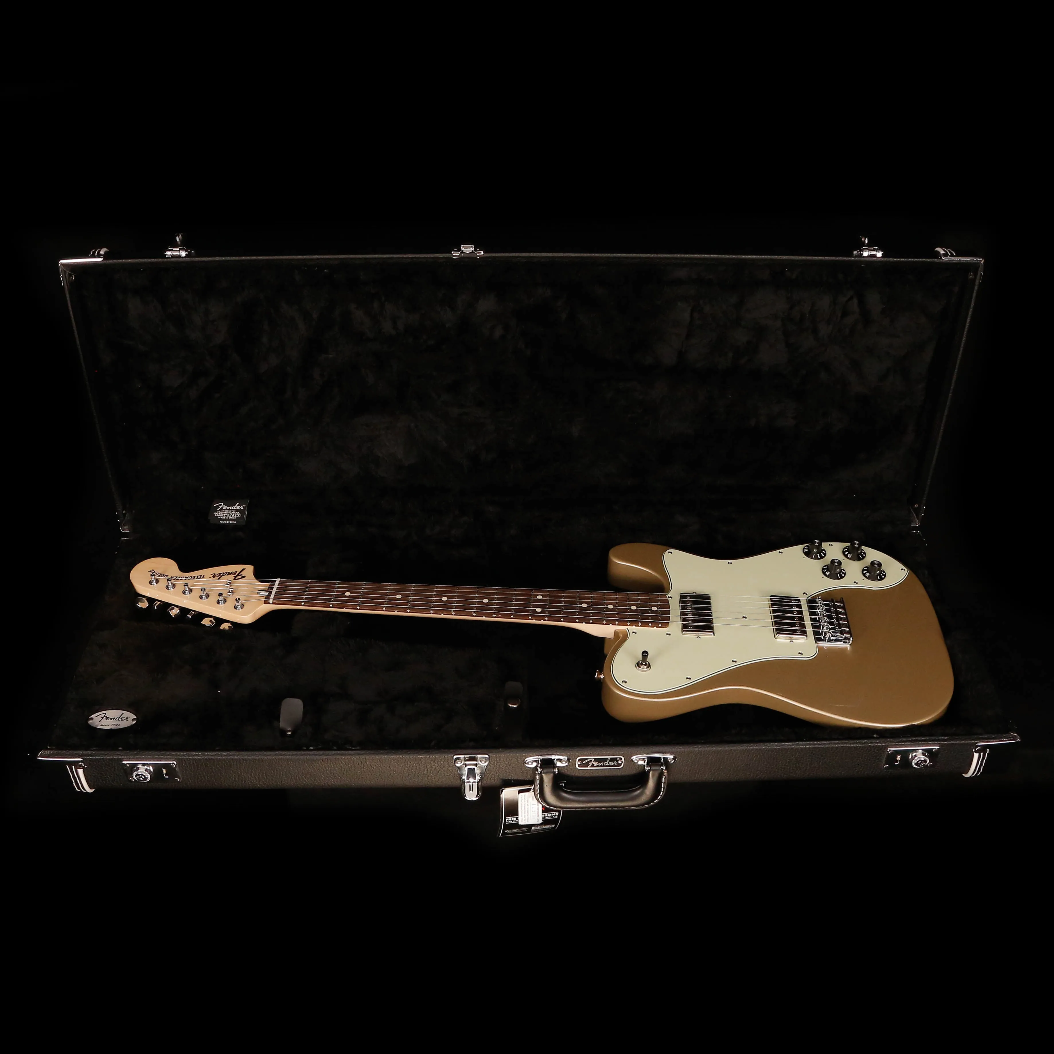 Fender Chris Shiflett Telecaster Deluxe, Rosewood Fb, Shoreline Gold