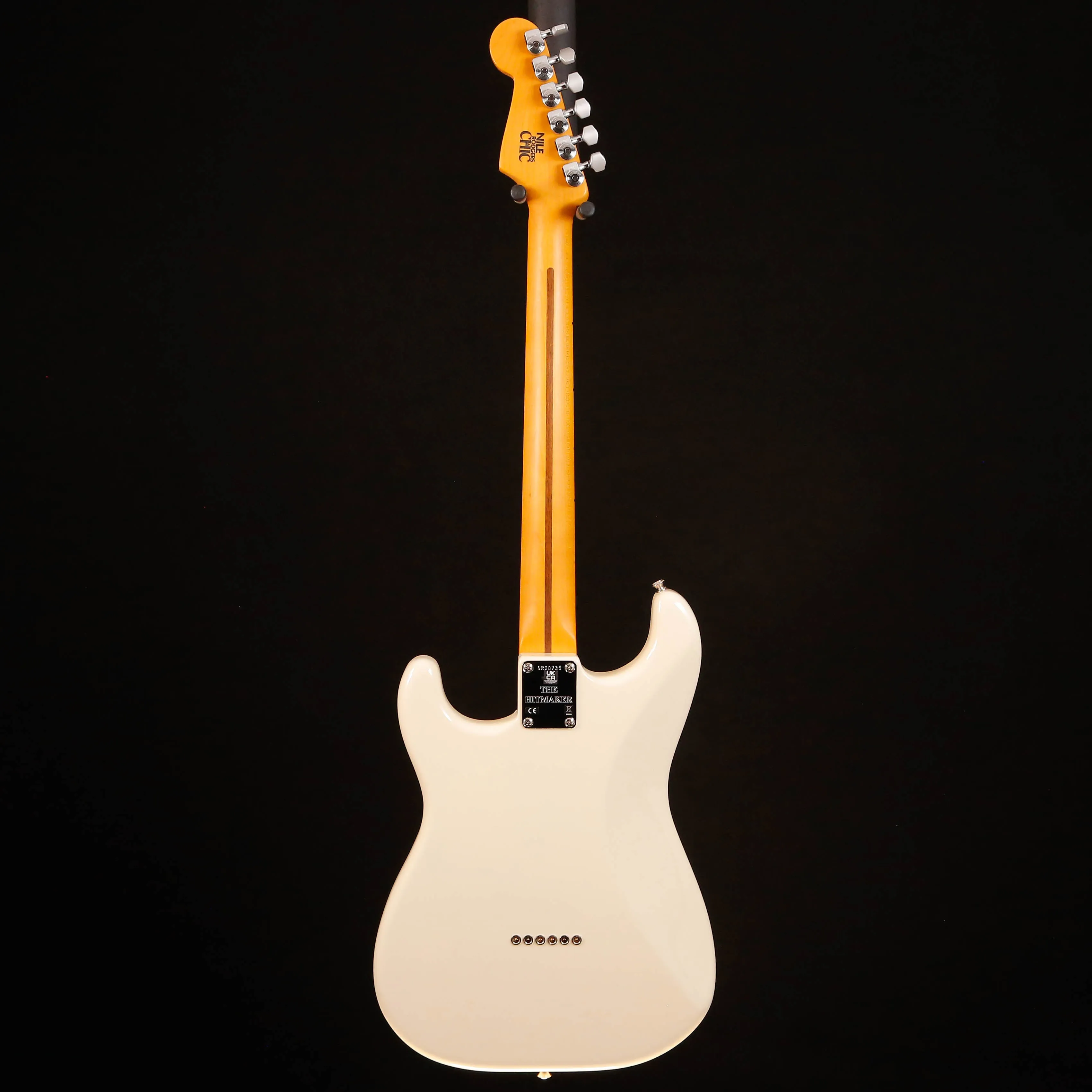 Fender Nile Rodgers Hitmaker Stratocaster Electric, Olympic White 7lbs 10oz