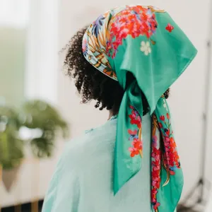 Floral Fashion Hair Scarf