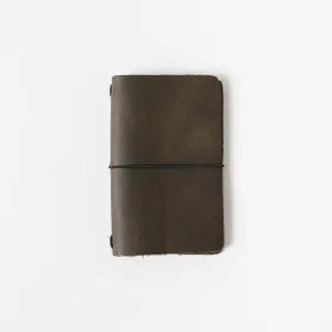 Forest Green Travel Notebook