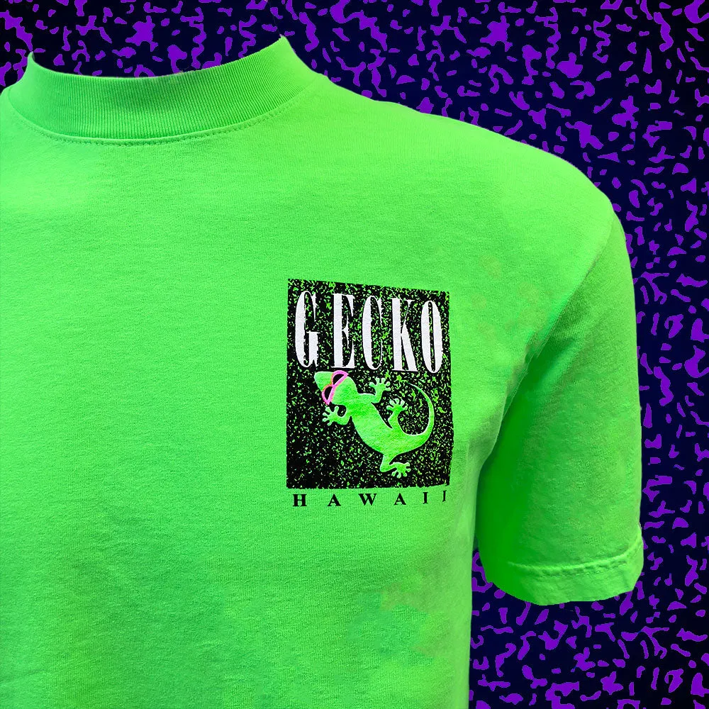 Gecko Marble - 1980s Neon Watermelon Blast (SINGLE STITCH)