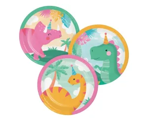 Girl Dinosaur Small Plates