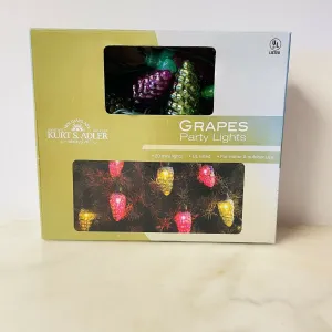 Glass grape party light set 20 lights