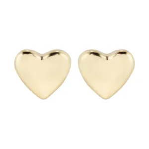 Harly Tiny Heart Stud Earring Gold