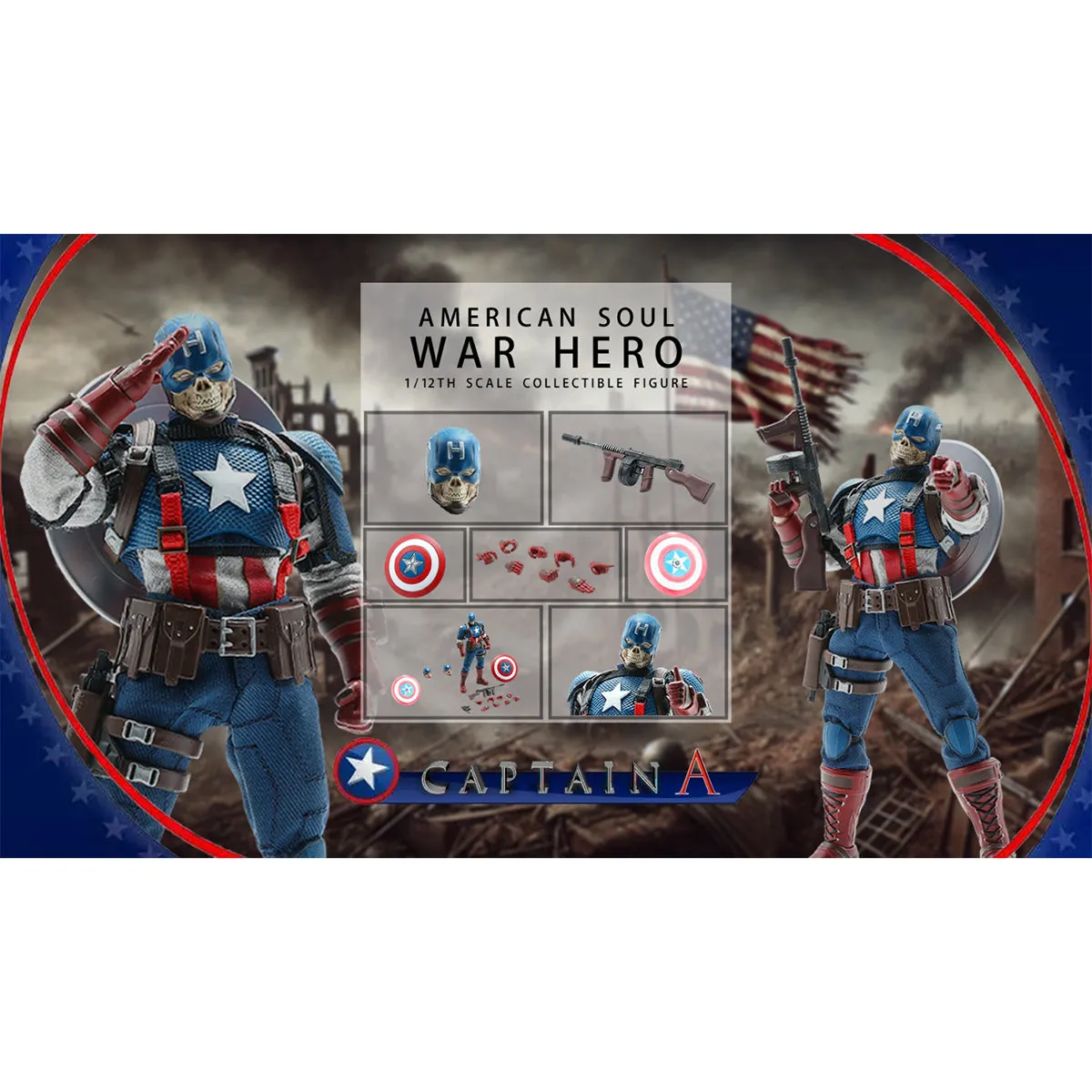 HiPlay Joy Man Toys War Hero Action Figure