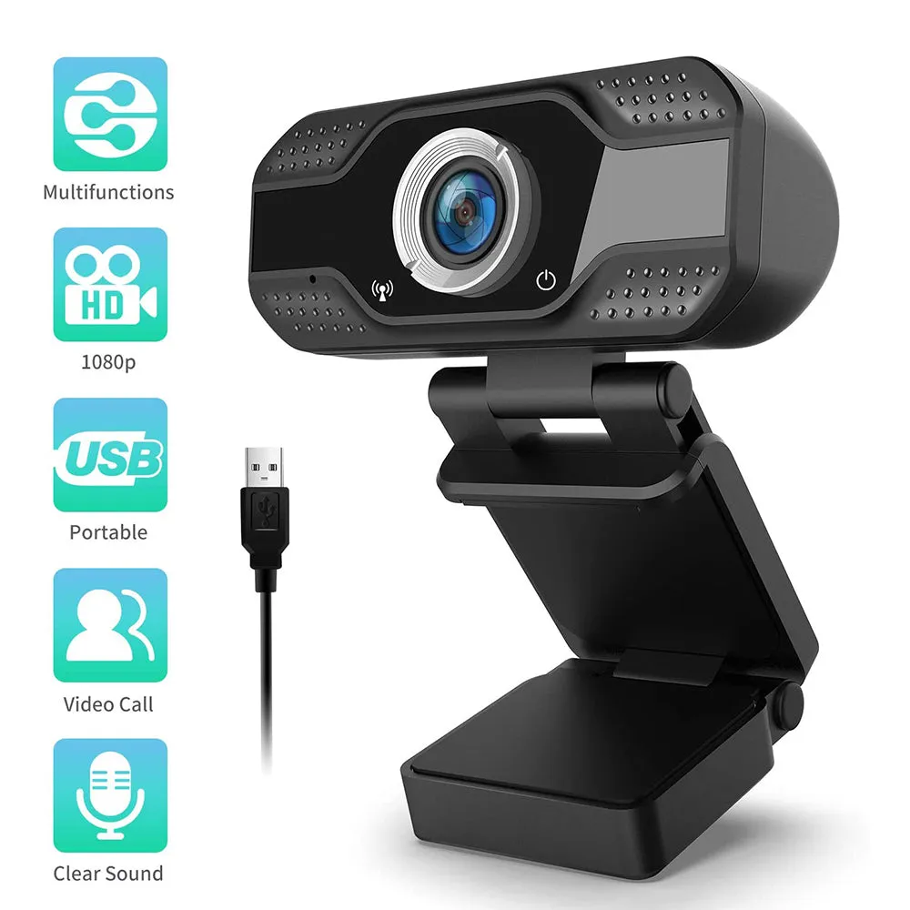 HW2 HD Webcam, 1080p with Build in Microphone