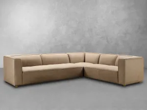 JoJo Fletcher Matteo Nubuck Leather Sectional