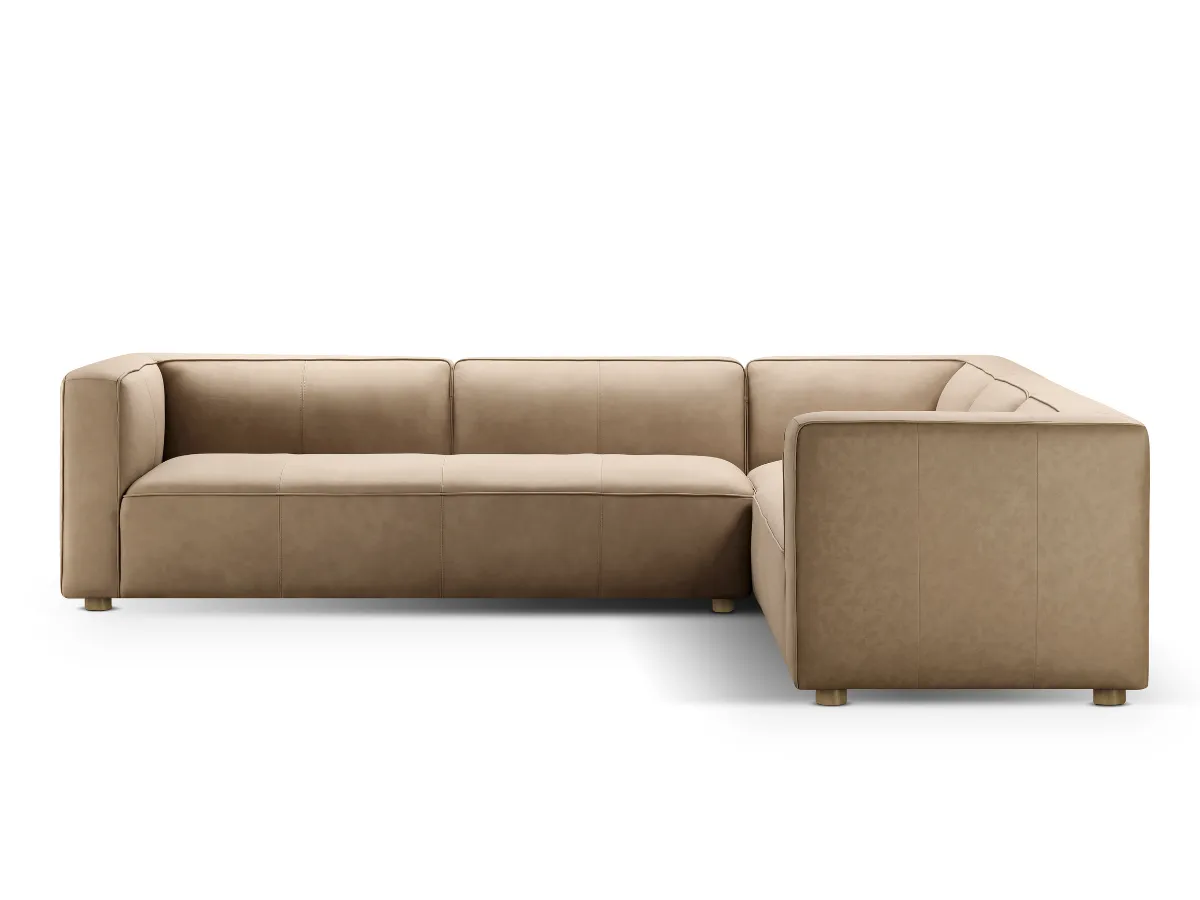 JoJo Fletcher Matteo Nubuck Leather Sectional