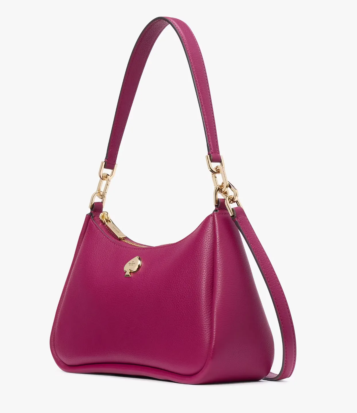 Kate Spade Kayla Small Convertible Shoulder Bag In Dark Raspberry