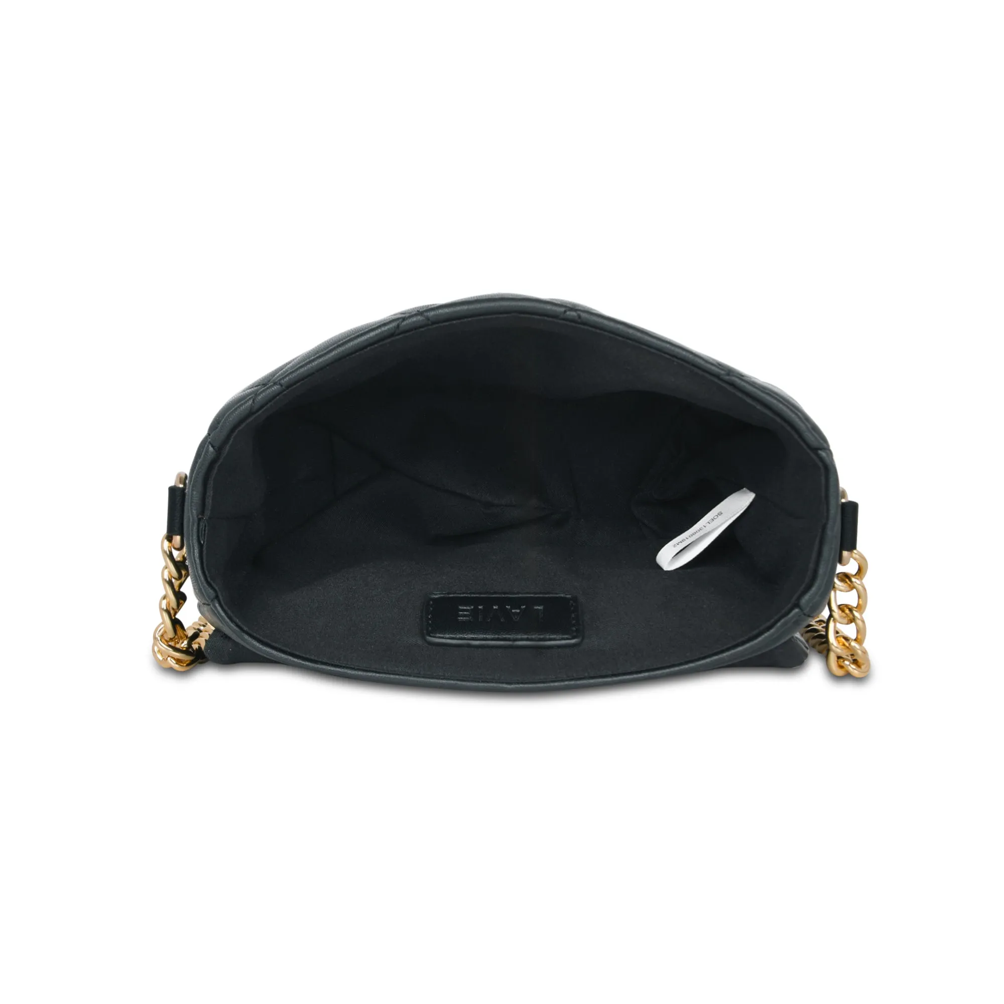 Lavie Luxe Black Small Women's Chan Flap Sling Bag