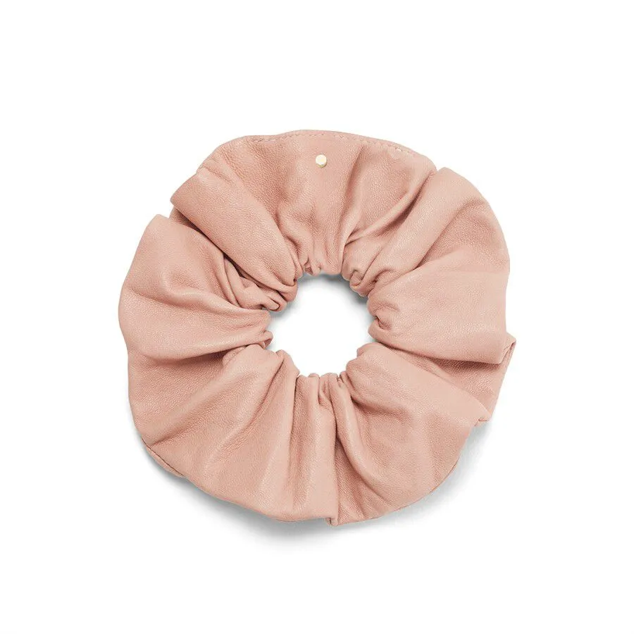 Leather Scrunchie