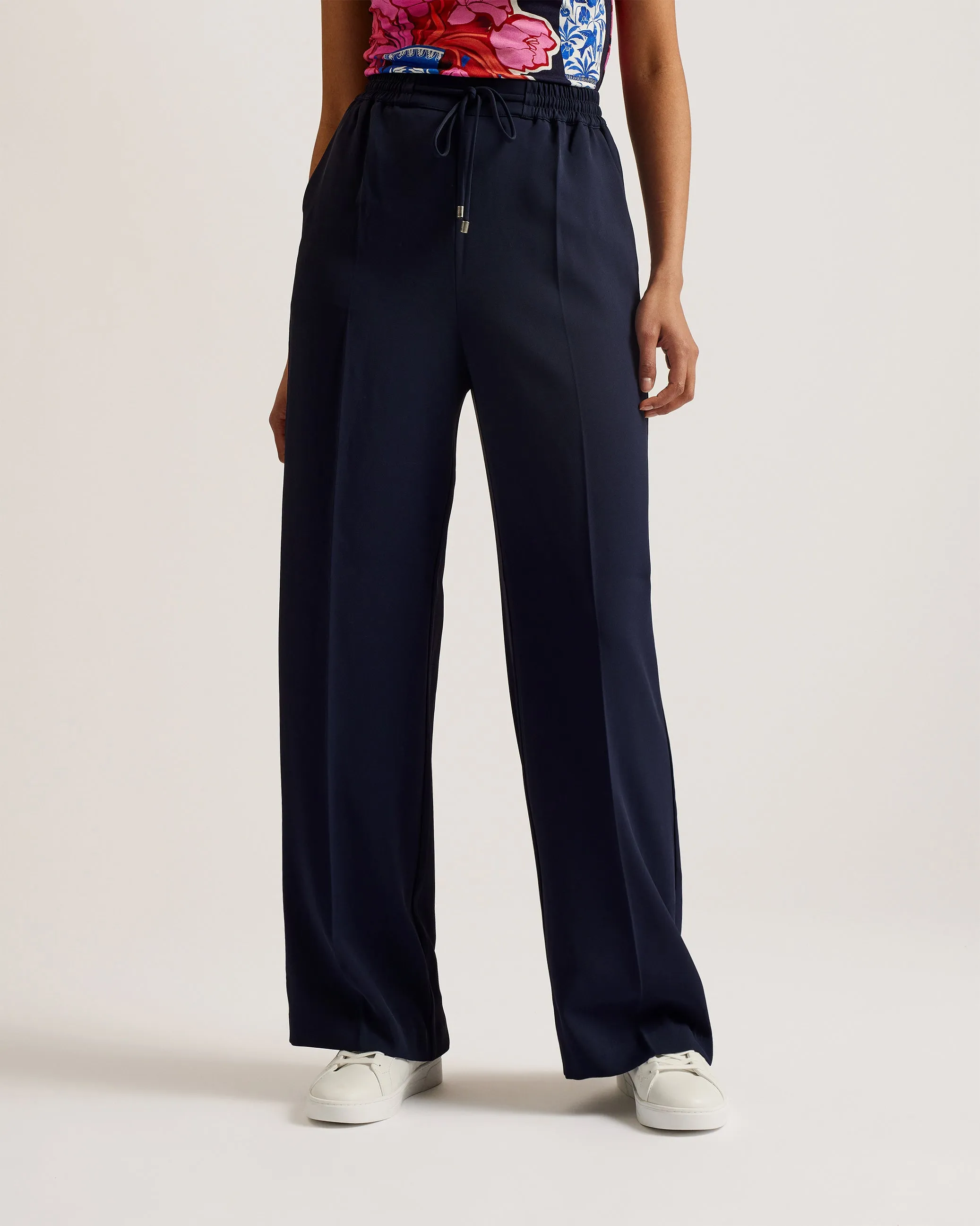 Liliaah Wide Leg Jogger Dk-Blue