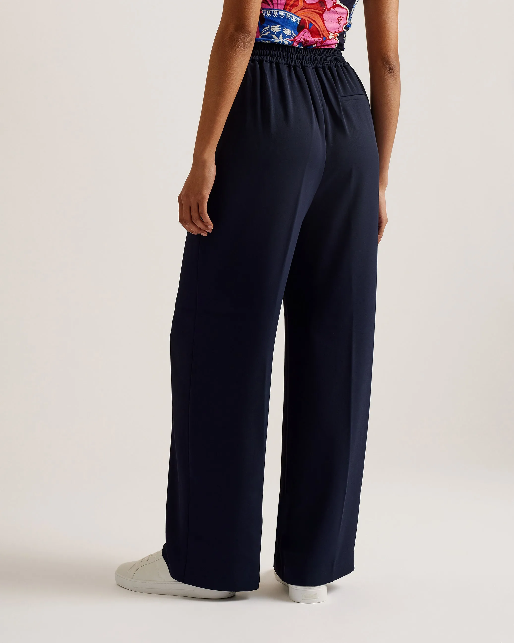 Liliaah Wide Leg Jogger Dk-Blue