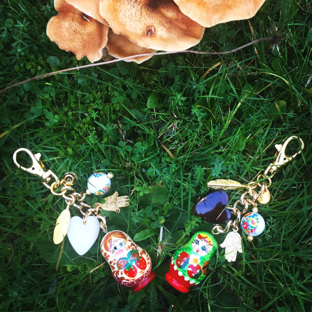 Liuba Matryoshka Russian Doll Bag Charm