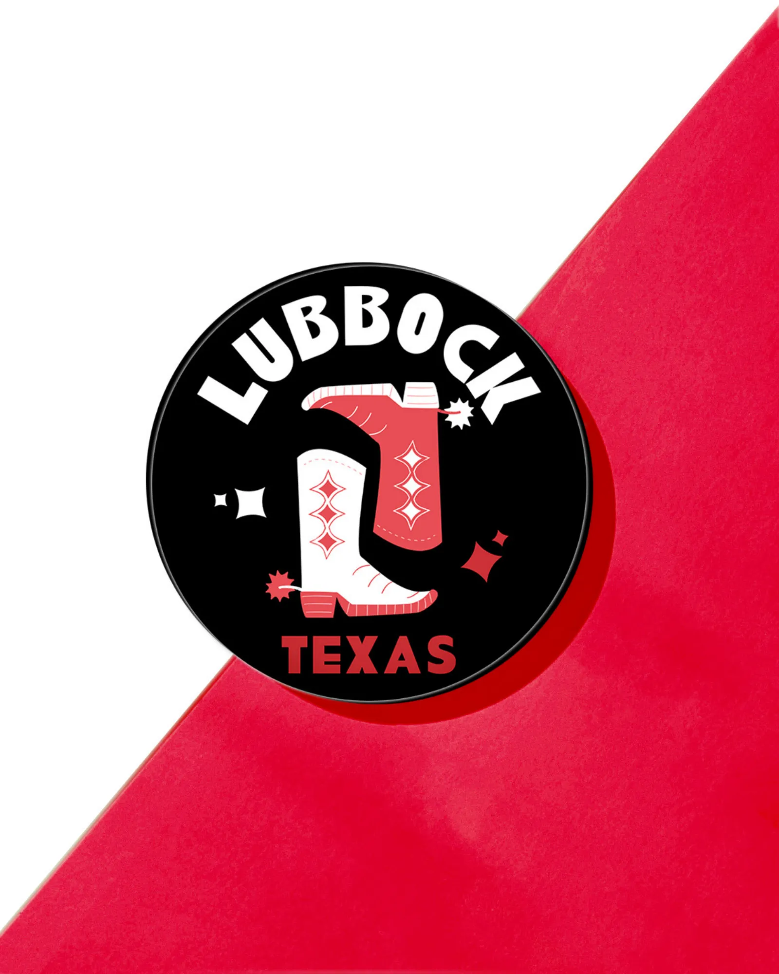 Lubbock Texas Coaster | Individual