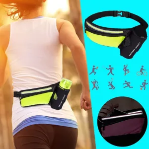 Marathon Racing Hydration Belt Bag Running Waist Pack Sports Bag Climbing Hiking Gym Fitness Waist Pouch with Water Bottle