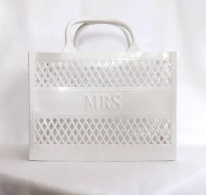 MRS - Embossed Jelly  Tote