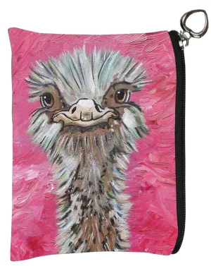 Ostrich Change Purse - Santosha