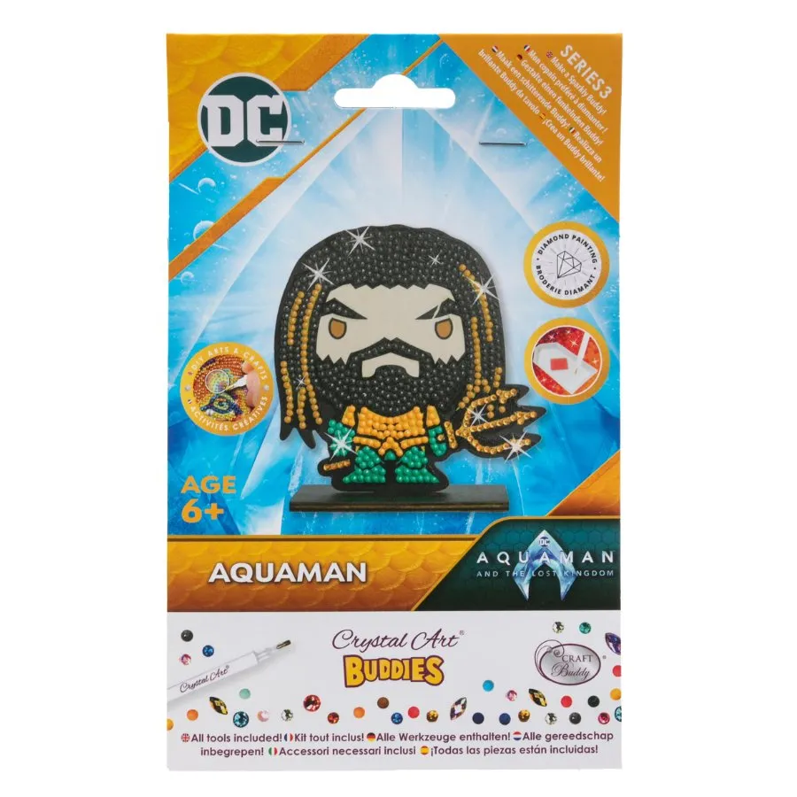 "Aquaman" Crystal Art Buddies DC Series 3