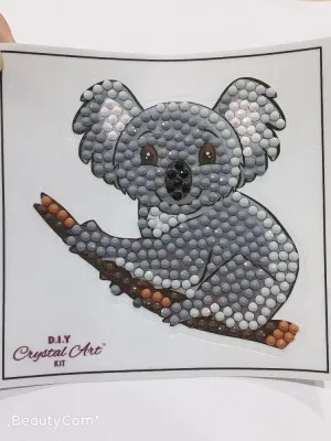 "Koala" Crystal Art Motif (With tools) - CAMK-52