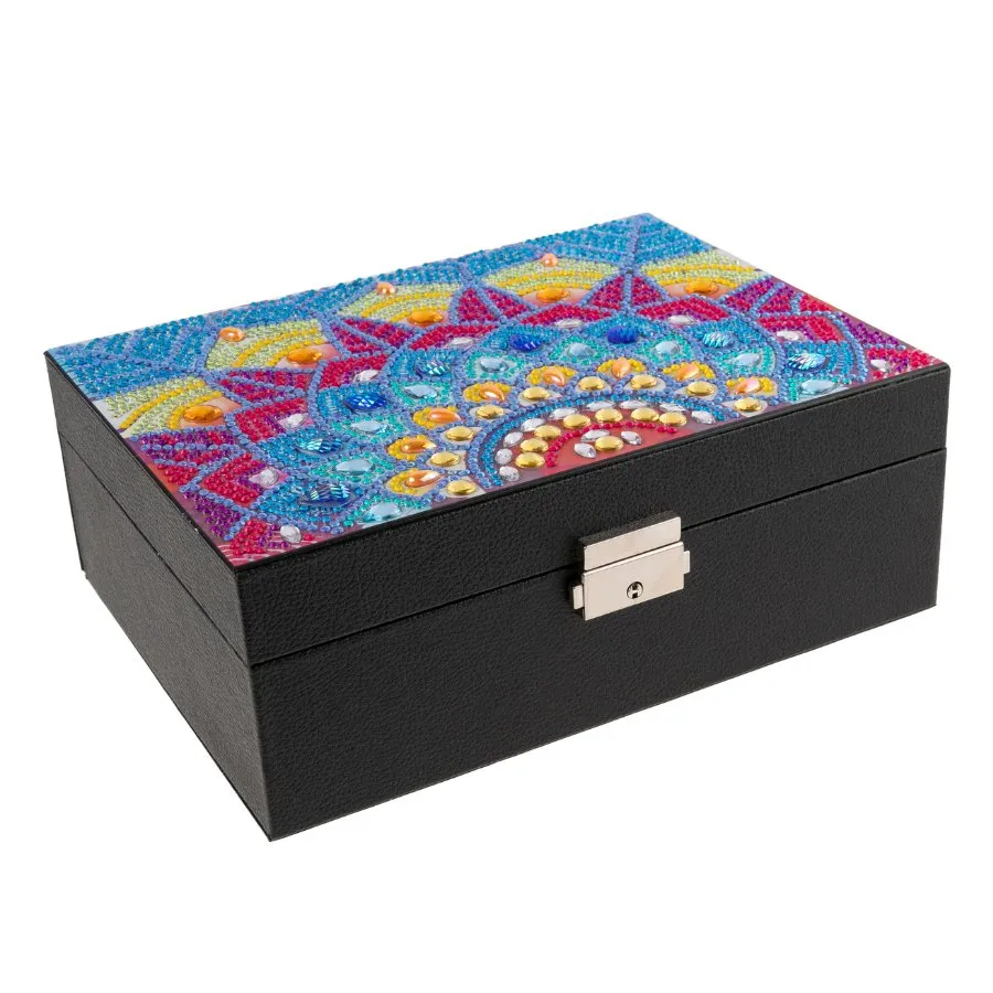 "Mandala" Crystal Art Jewellery Box