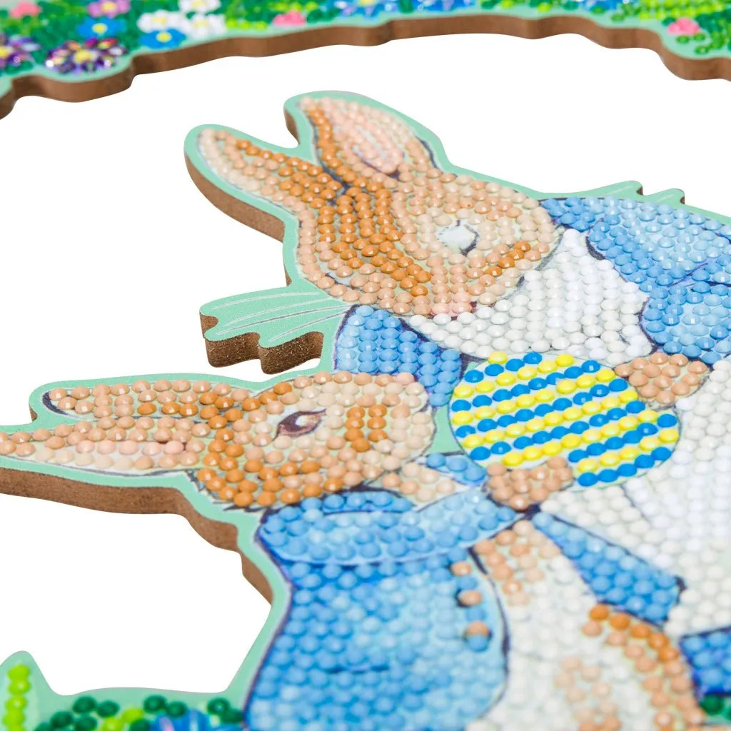 "Peter Rabbit" Crystal Art Wreath Kit