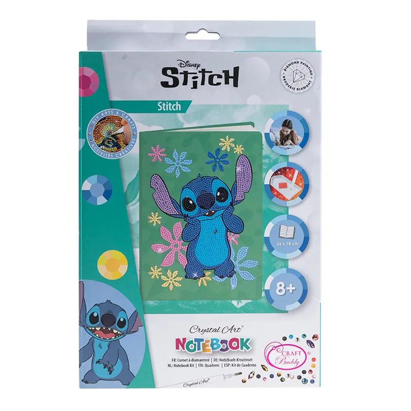 "Stitch" Disney Crystal Art Notebook