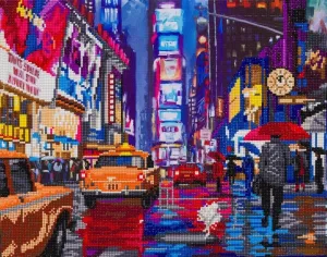 "Times Square" Crystal Art Kit 40x50cm