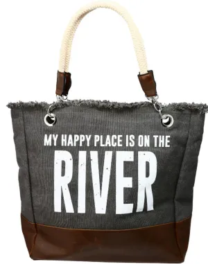 River Canvas Tote