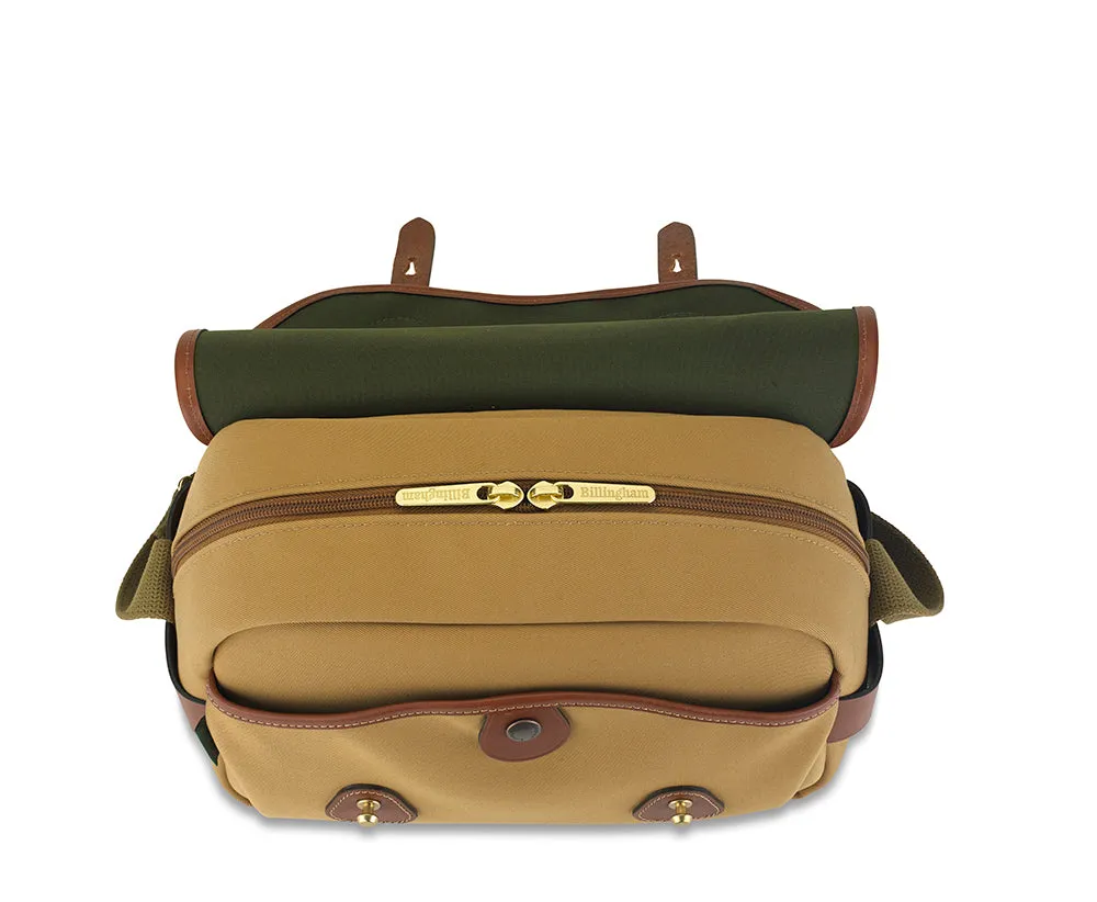 S3 Camera Bag - Sage FibreNyte / Chocolate Leather