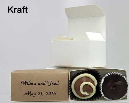 Small Personalized Favor Box, filled