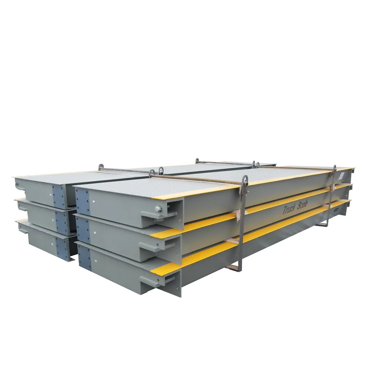 TMG Industrial 100 ton Weighbridge Truck Scale, -35℃ to  70℃, 10’ x 56’ (W x L), High-Quality Steel, U-Shape Beam Design, 120% Safe Overload, TMG-FST100