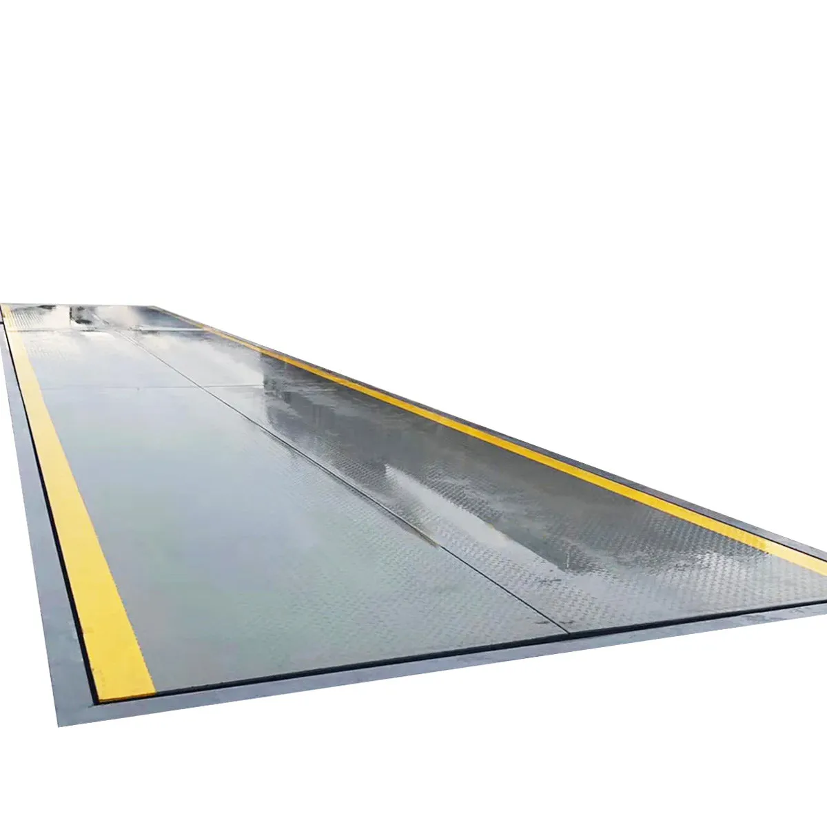 TMG Industrial 100 ton Weighbridge Truck Scale, -35℃ to  70℃, 10’ x 56’ (W x L), High-Quality Steel, U-Shape Beam Design, 120% Safe Overload, TMG-FST100