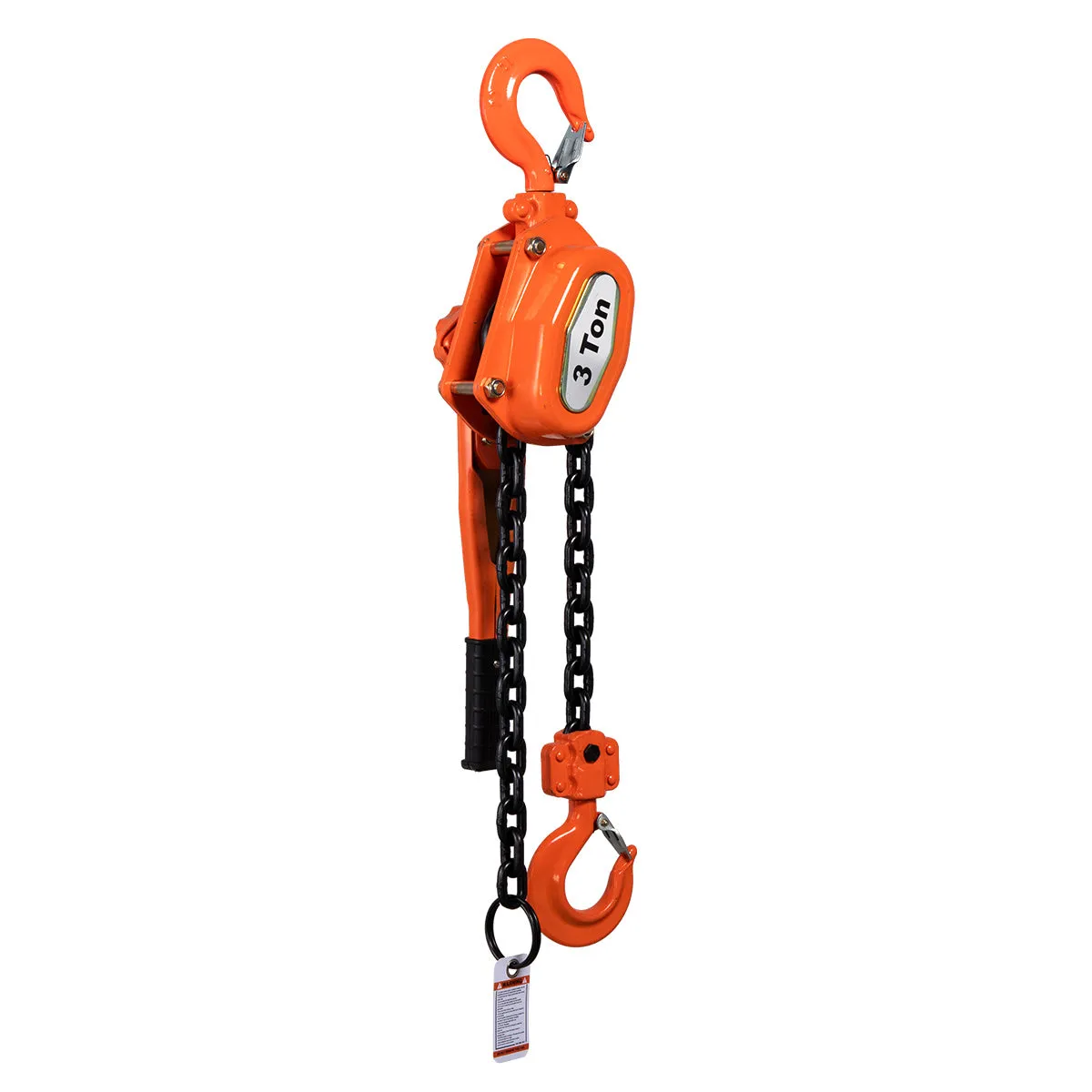 TMG Industrial 3 Ton 5' Lift Lever Chain Hoist, Twin Pawl Brakes, ASME B30.21, TMG-AHL3