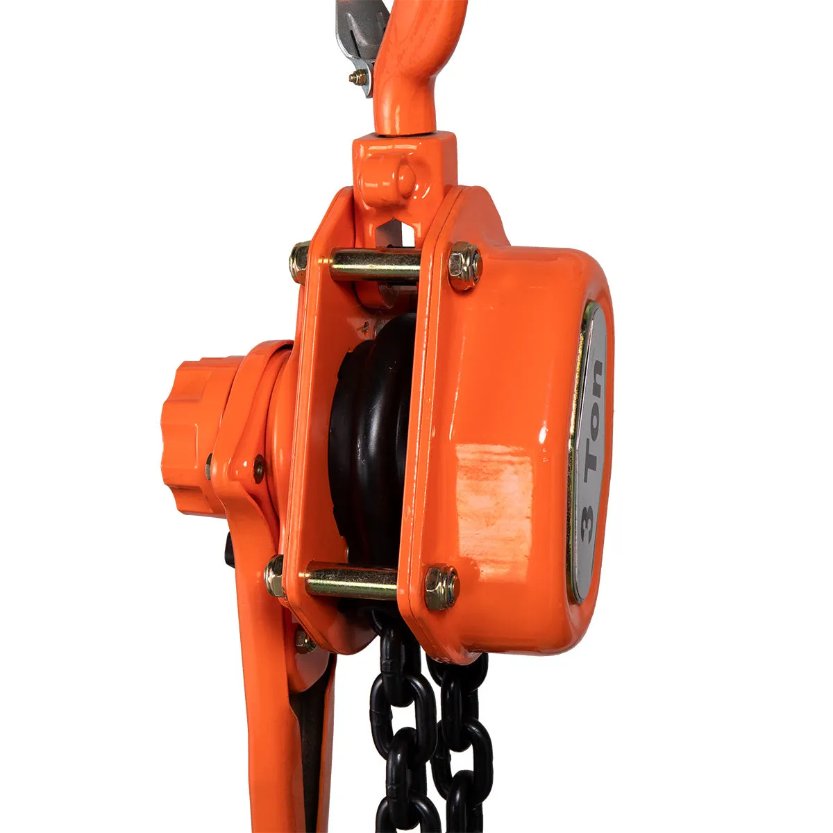 TMG Industrial 3 Ton 5' Lift Lever Chain Hoist, Twin Pawl Brakes, ASME B30.21, TMG-AHL3