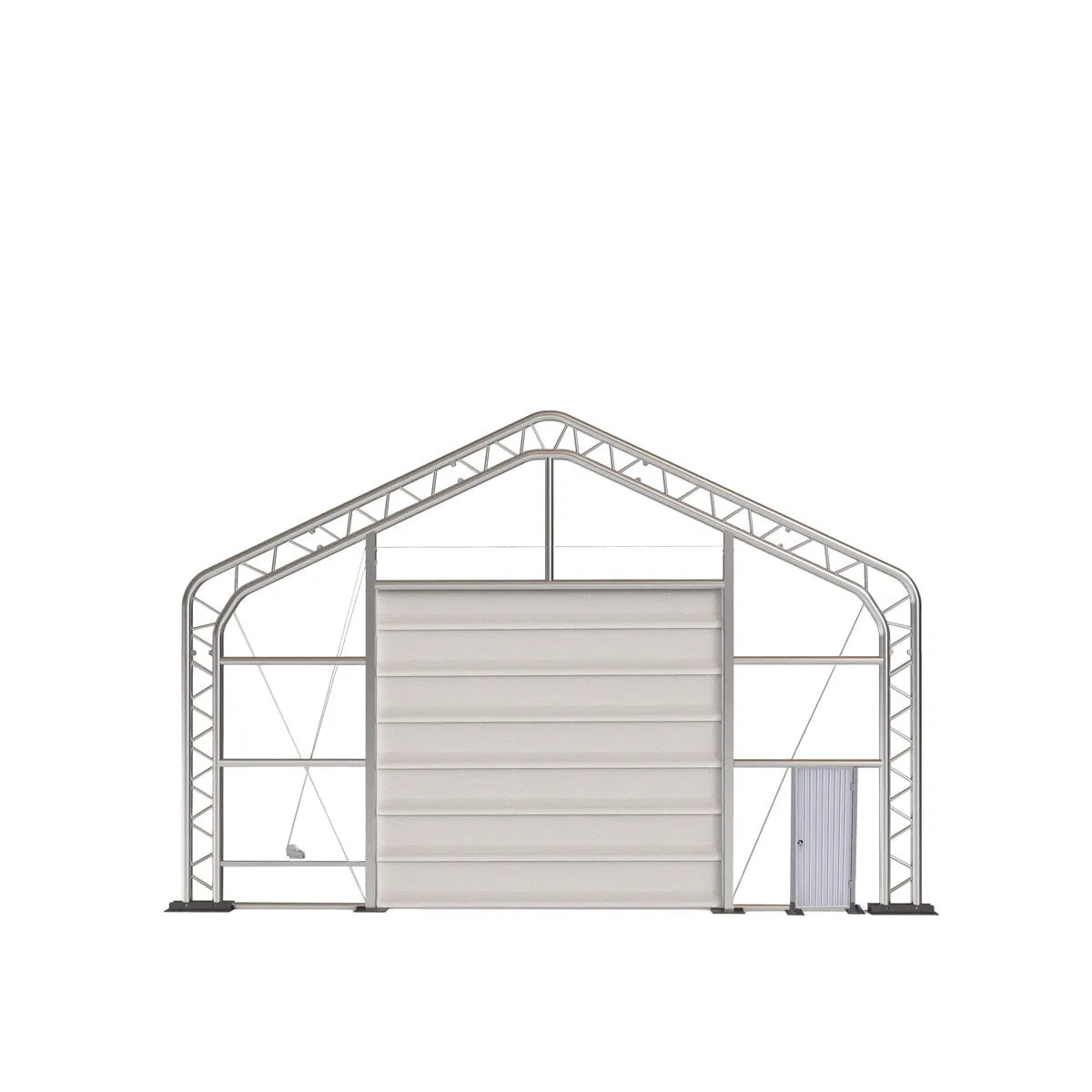 TMG Industrial Pro Series 30' x 40' Dual Truss Storage Shelter with Heavy Duty 17 oz PVC Cover, TMG-DT3041-PRO